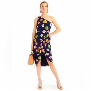 J. Crew One Shoulder Dress